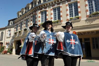 The Three Musketeers in Lupiac, Gascony